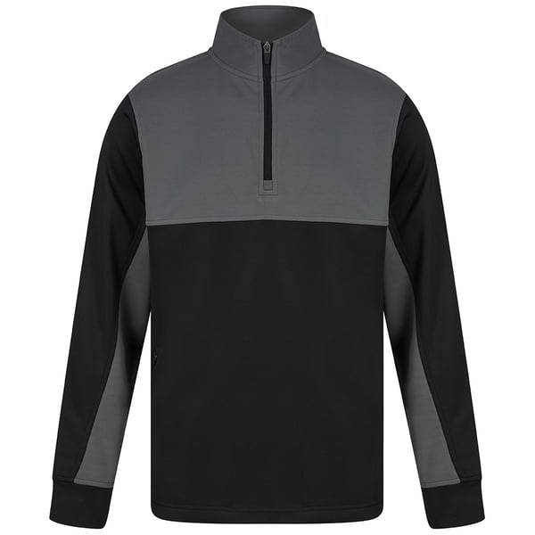 Finden & Hales Mens Quarter Zip Track Top