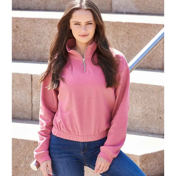 Awdis Womens/Ladies Cropped Sweatshirt