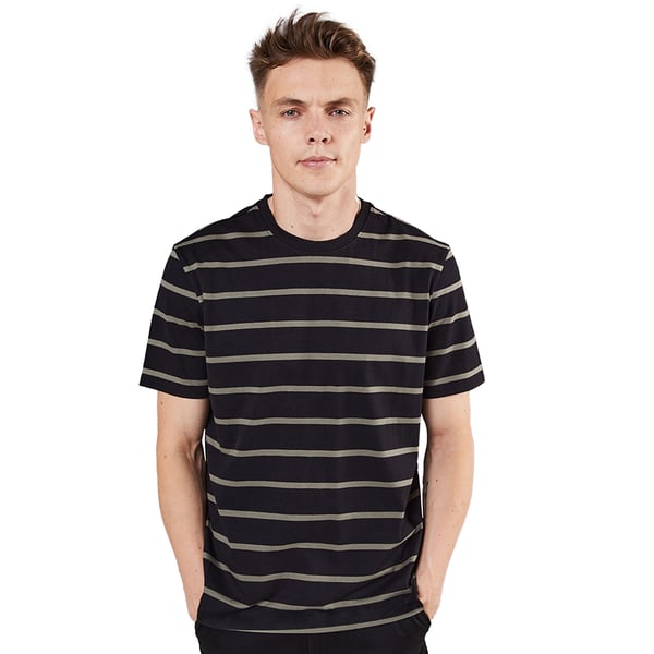 Front Row Unisex Aikuisten Raidallinen T-paita