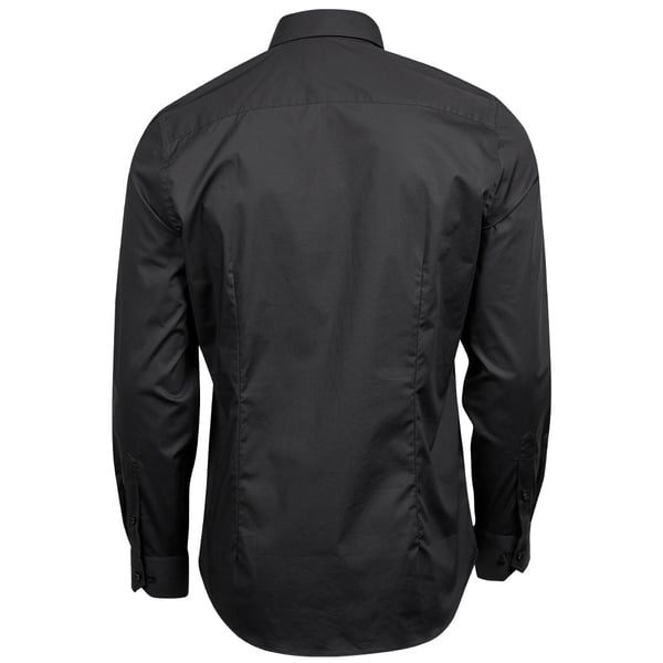 Tee Jays Mens Luxury Stretch Long-Sleeved Shirt