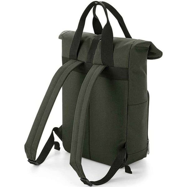 Bagbase Unisex Adult Roll Top Twin Handle Backpack