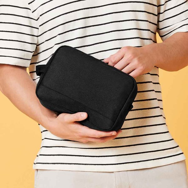 Bagbase Unisex Adult Essentials Recycled Toiletry Bag