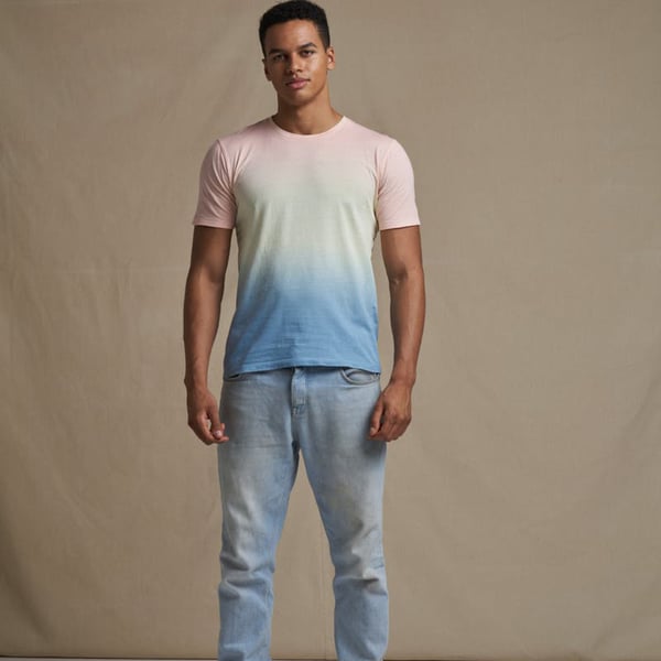 Awdis Unisex Vuxen Dip Dye Tie Dye T-shirt
