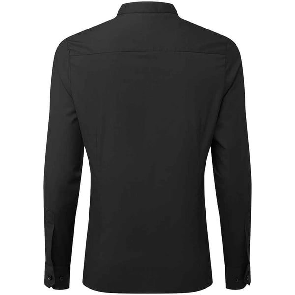 Premier Womens/Ladies Banded Grandad Collar Formal Shirt