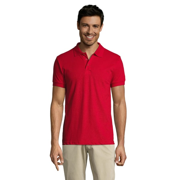SOLs Mens Prime Pique Plain Short Sleeve Polo Shirt