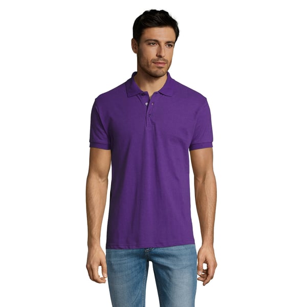 SOLs Mens Prime Pique Plain Short Sleeve Polo Shirt