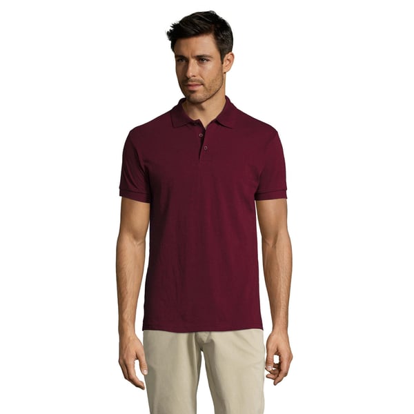 SOLs Mens Prime Pique Plain Short Sleeve Polo Shirt