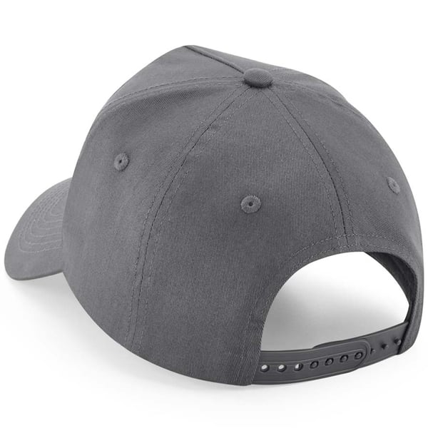 Beechfield 5-panels keps med avtagbar patch