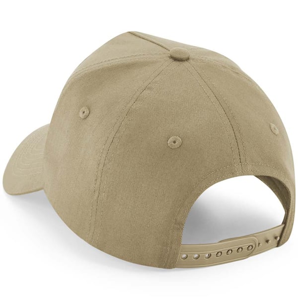 Beechfield 5-panels keps med avtagbar patch