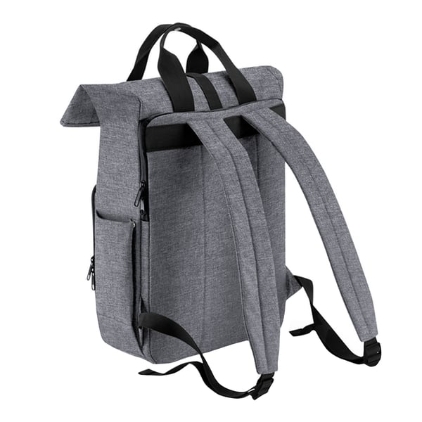 Bagbase Roll Top Recycled Twin Handle Laptop Backpack