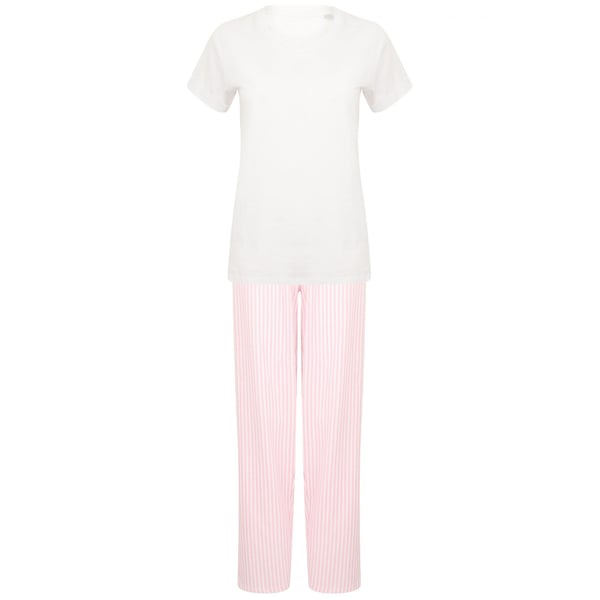 Towel City Womens/Ladies Striped Long Pyjama Set