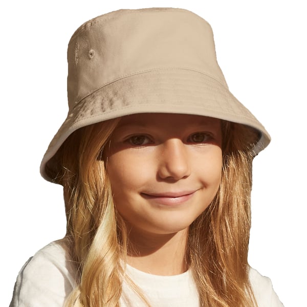 Beechfield Childrens/Kids Organic Cotton Bucket Hat