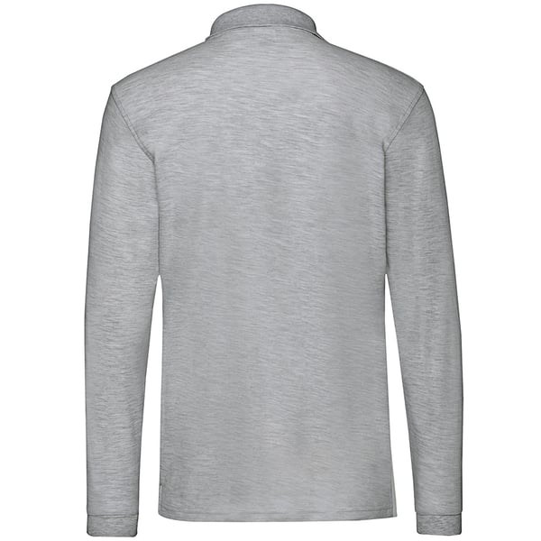 Fruit of the Loom Mens Premium Pique Long-Sleeved Polo Shirt