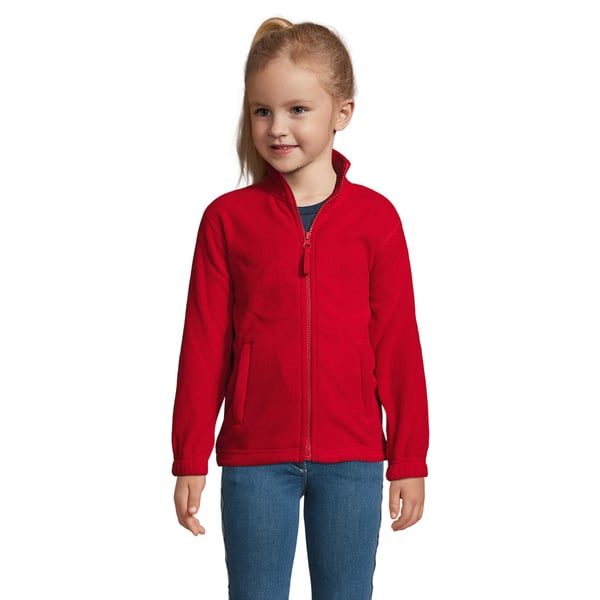 SOLS Childrens/Kids North Zip-Up Fleece Jacket