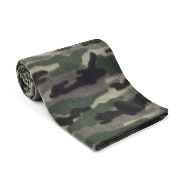 Brand Lab Camo Polar Fleece Dog Blanket