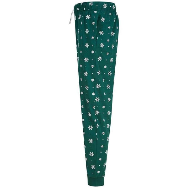 SF Unisex Adult Snowflake Cuffed Lounge Pants
