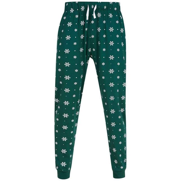 SF Unisex Adult Snowflake Cuffed Lounge Pants