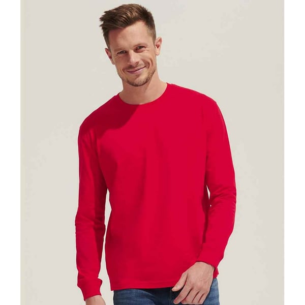 SOLS Unisex Adult Pioneer Organic Cotton Long-Sleeved T-Shirt