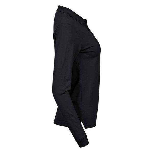 Tee Jays Womens/Ladies Luxury Stretch Long-Sleeved Polo Shirt