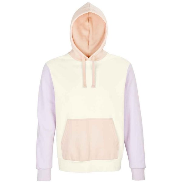 SOLS Unisex Vuxen Collins Kontrast Ekologisk Hoodie