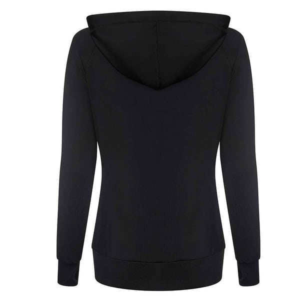 AWDis Cool Womens/Ladies Zoodie Contrast Full Zip Hoodie