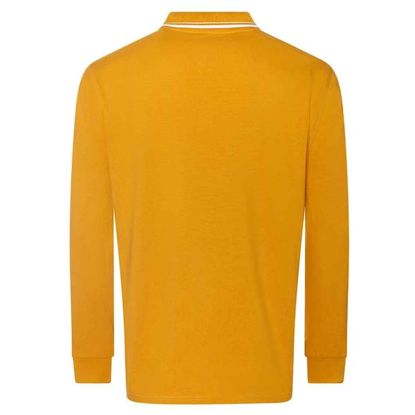 Awdis Mens Tipped Long-Sleeved Polo Shirt