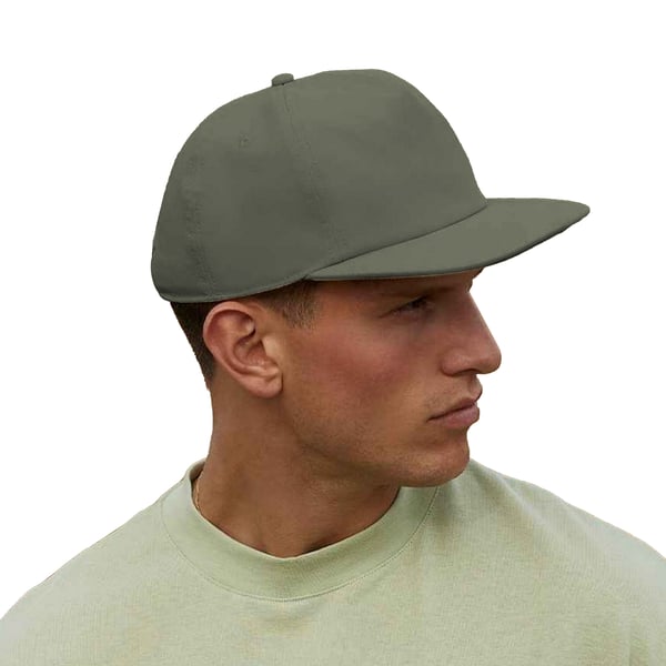 Beechfield Unisex voksen økologisk bomuld 5 Panel Baseball Cap