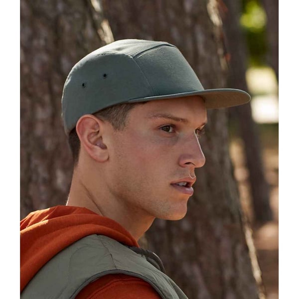 Beechfield Baseball Cap i bomulds lærred