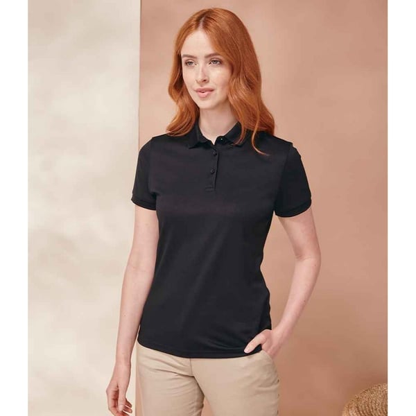 Henbury Womens/Ladies Recycled Polyester Polo Shirt