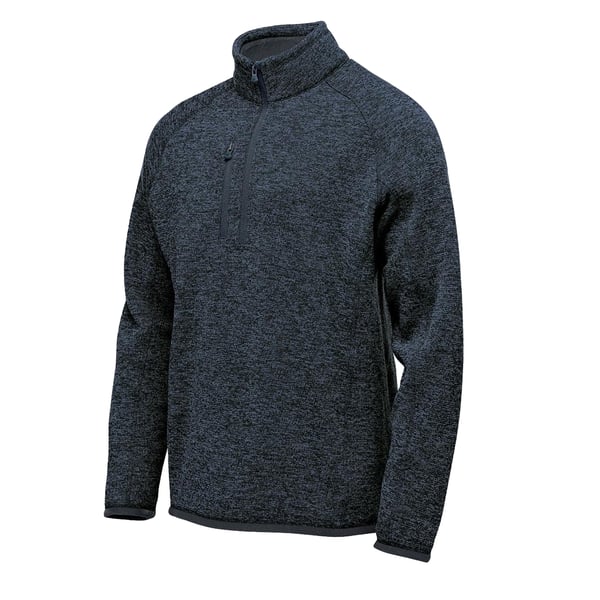 Stormtech Mens Avalante Heather Quarter Zip Fleece Top