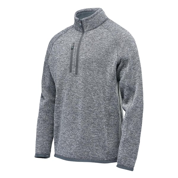 Stormtech Mens Avalante Heather Quarter Zip Fleece Top