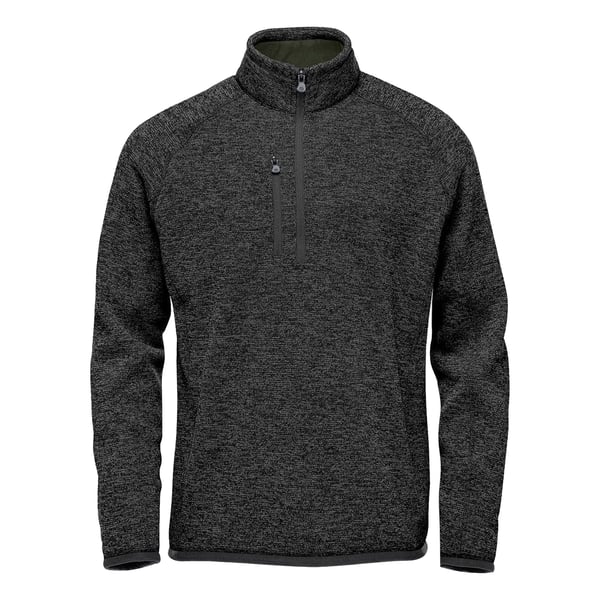 Stormtech Mens Avalante Heather Quarter Zip Fleece Top