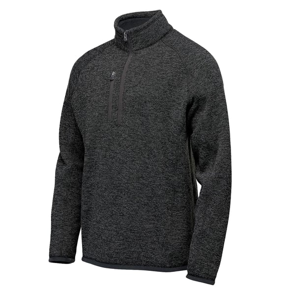 Stormtech Mens Avalante Heather Quarter Zip Fleece Top