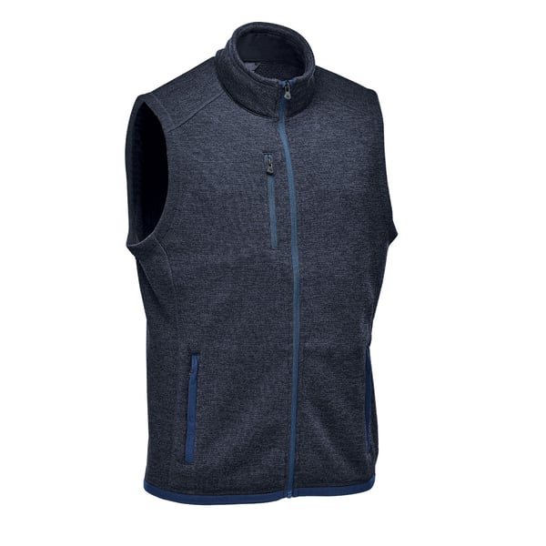 Stormtech Mens Avalante Knitted Heather Full Zip Gilet