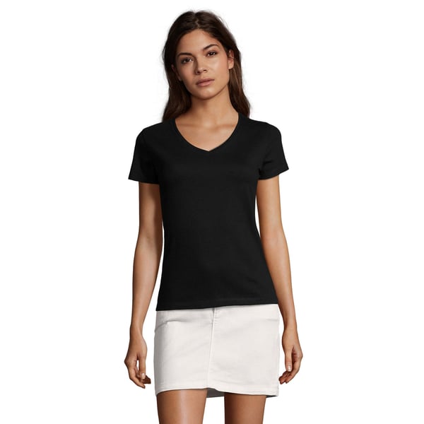 SOLS Imperial T-shirt med V-hals til kvinder/damer