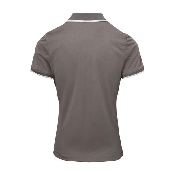 Premier Womens/Ladies Coolchecker Contrast Pique Polo Shirt