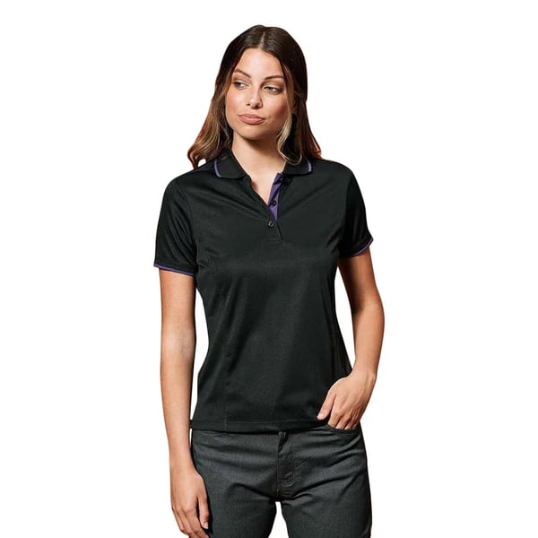 Premier Womens/Ladies Coolchecker Contrast Pique Polo Shirt