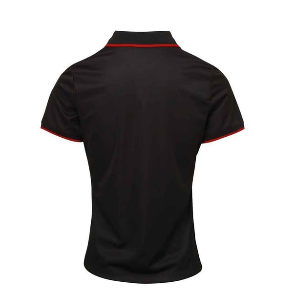 Premier Womens/Ladies Coolchecker Contrast Pique Polo Shirt