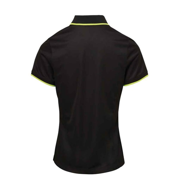 Premier Womens/Ladies Coolchecker Contrast Pique Polo Shirt