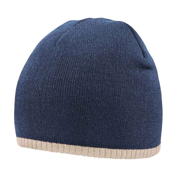 Beechfield Tvåfärgad Pull-On Mössa
