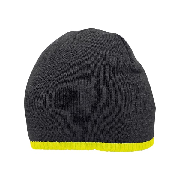 Beechfield Tvåfärgad Pull-On Mössa