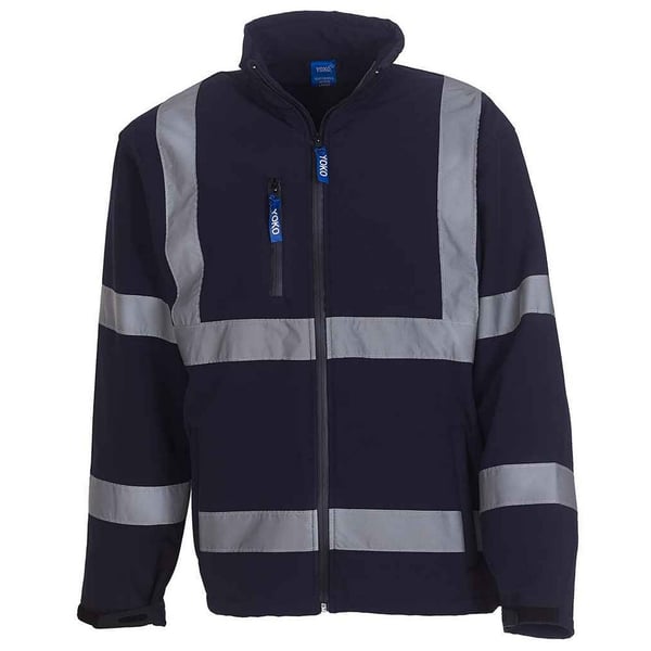 Yoko Unisex Adult Hi-Vis Soft Shell Jacket