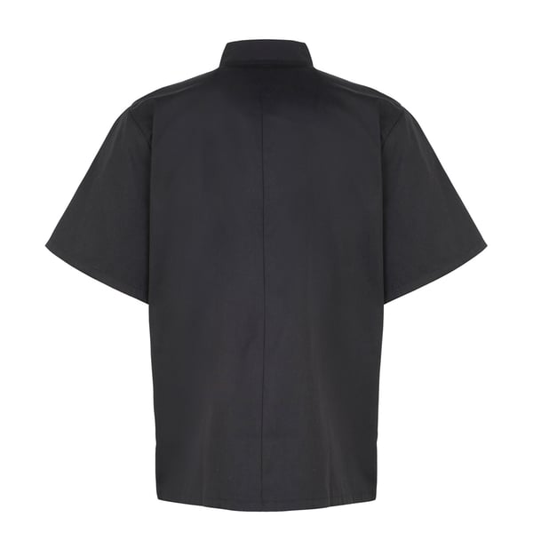 Premier Unisex Adult Stud Front Short-Sleeved Chef Jacket