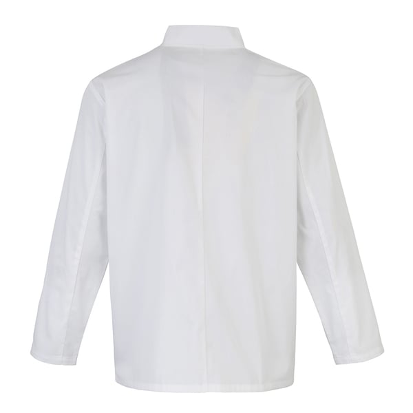 Premier Unisex Adult Stud Front Long-Sleeved Chef Jacket