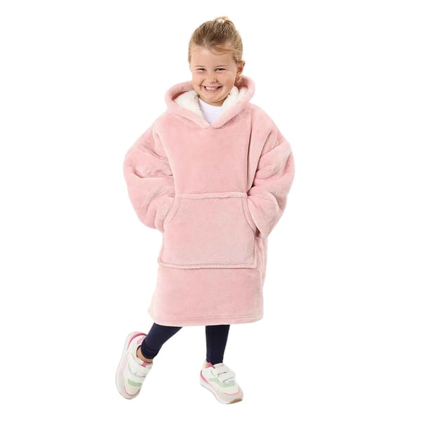 Brand Lab Childrens/Kids Glow In The Dark Oversized Hoodie Blanket