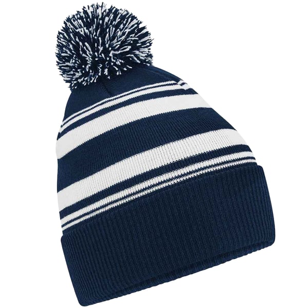 Beechfield Unisex Adult Fan Striped Beanie
