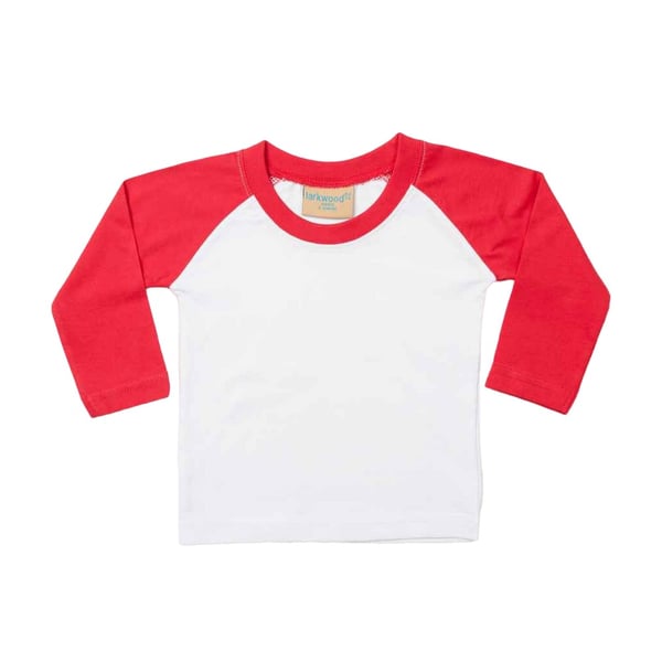 Larkwood Childrens/Kids Long-Sleeved Baseball T-Shirt