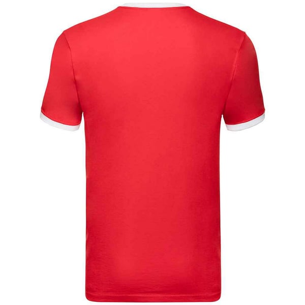 Fruit of the Loom Mens Ringer Contrast T-Shirt