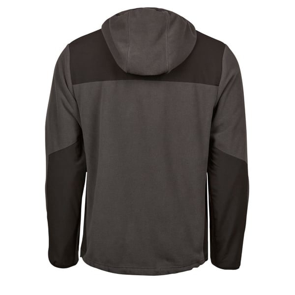 Tee Jays miesten Mountain-fleecetakki hupulla
