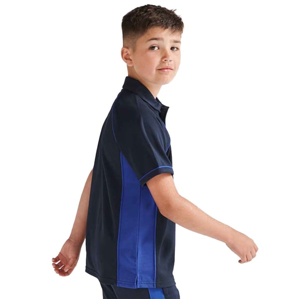 Finden & Hales Childrens/Kids Performance Contrast Piping Polo Shirt
